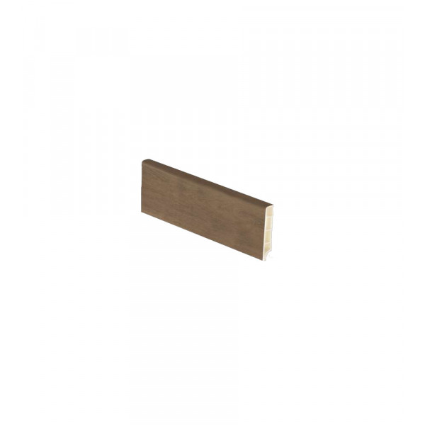 battiscopa pvc rettangolare rovere cioccolato 70X14X2500 mm 