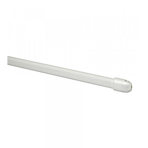 Astina per tenda berlino a vite piatta 60/80 cm bianco 
