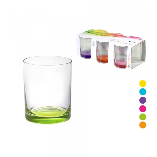 Bicchieri Set 6 Bicchiere Vanity Assortiti Cc 250 