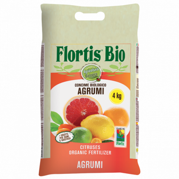 Concime per Agrumi Biologico in Sacchetto da 4 kg FLORTIS