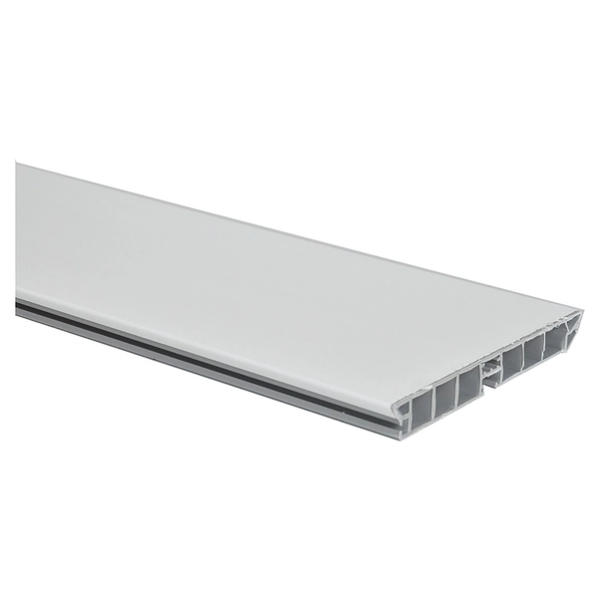 BLISTER ACCIAIO PER ZOCCOLINI BIANCO H14 CM 