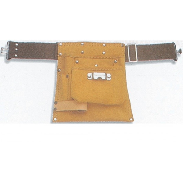 BORSA CUOIO PORTA ATTREZZI CON CINTURA 