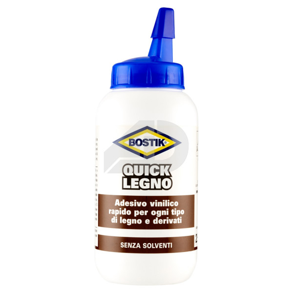 Bostik Quick Legno 200g - Colla Adesiva per Legno Veloce e Resistente