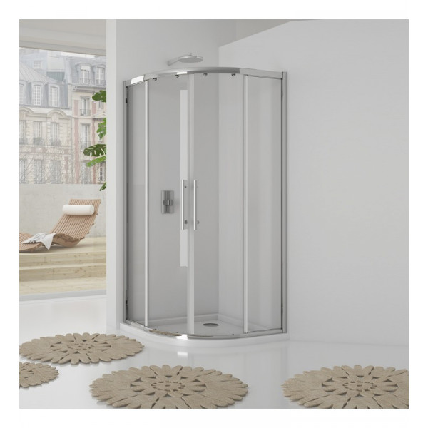 IDRO BRIC BOX DOCCIA SEMICIRCOLARE  77-79 CM NEW PLUS 