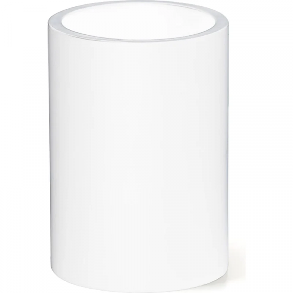 Gedy Porta spazzolini Brenda Bianco matt - h10 x diametro 7 cm