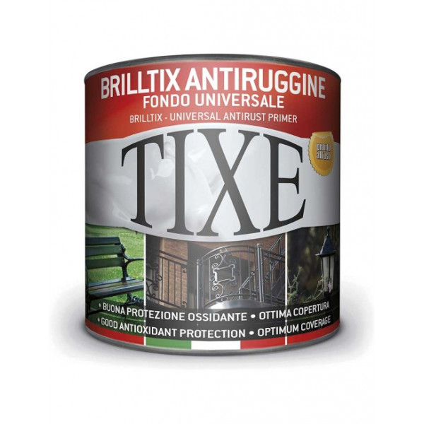  Tixe Smalto antiruggine Fondo universale Ferro metallo  minio flacone da 500 ml 
