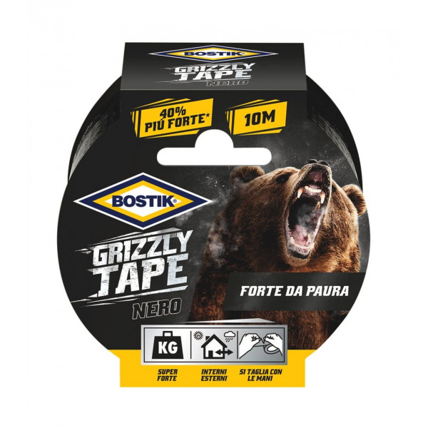 BTK Clip Grizzly Nero 10m - Versatilità e Resistenza per Ogni Necessità