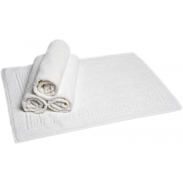 Set 2 Tappeti bagno Hotellerie B&B Bianco