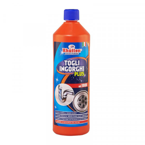 Rhutten Togli ingorghi plus casa linda flacone da 1 lt