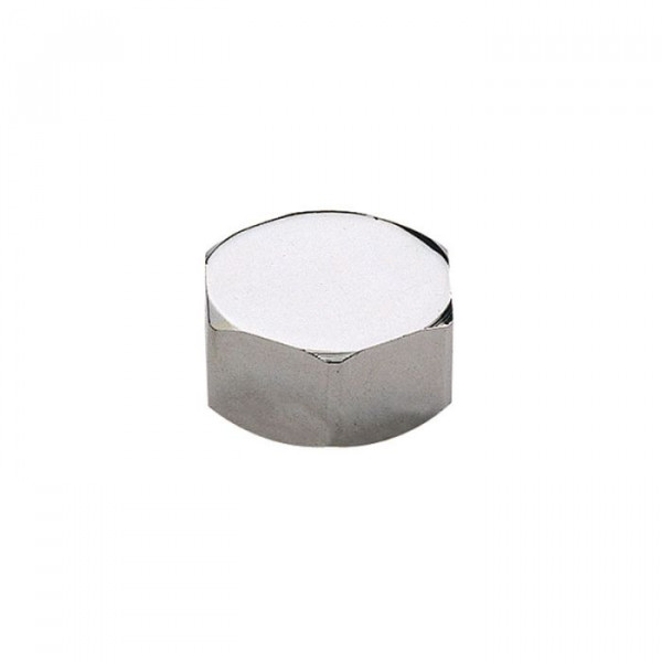 Calotta Esagonale 3/8"  Ottone cromato
