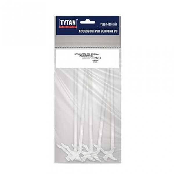 Tytan - Busta 5 Cannule da 15 cm per Schiuma Poliuretanica