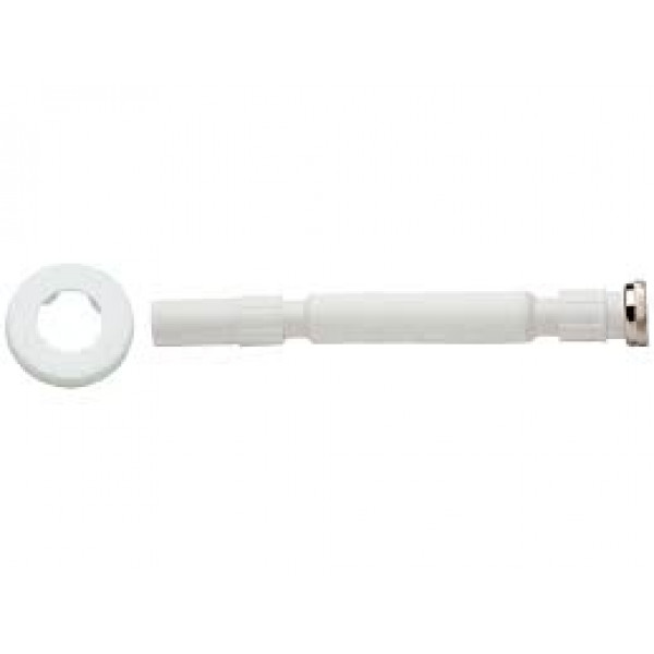 Canotto flessibile con rosone idro-bric diametro 1 pollice x 32mm bianco 