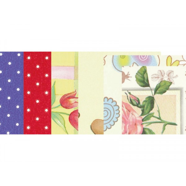 CARTA CASSETTI MIX FIORI