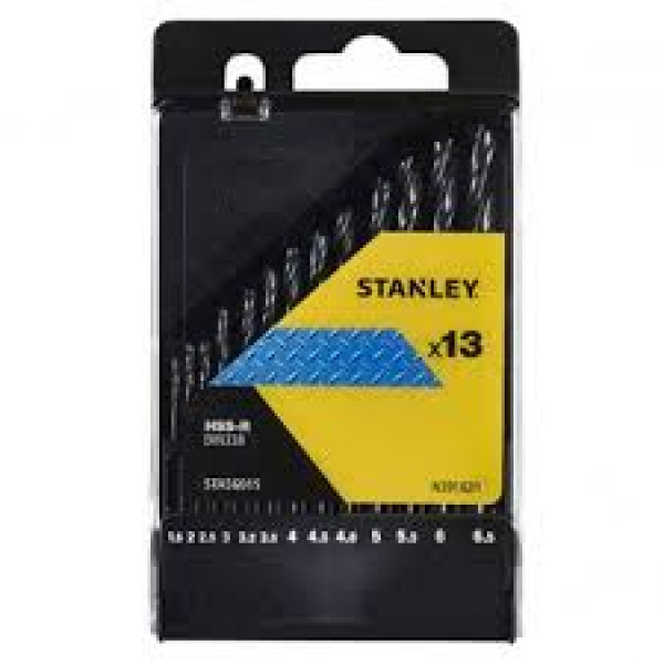 Stanley Cassetta 13 punte HSS da D. 1.5 a 6.5 mm  