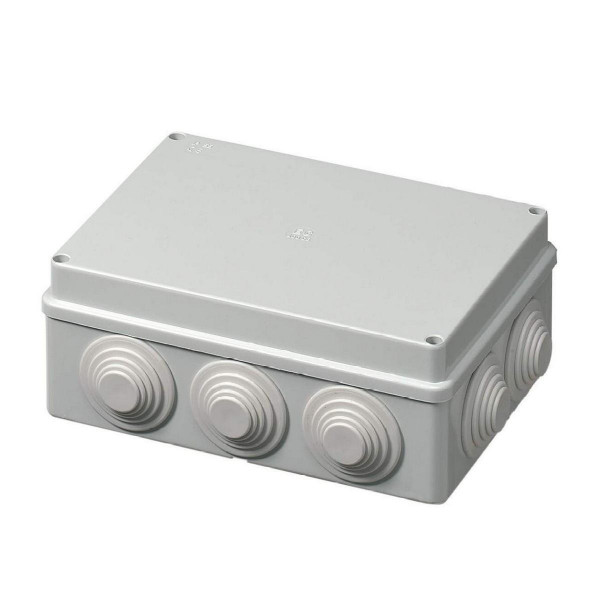 Elettrocanali Cassetta stagna ip55 cm 100x100x50mm  con passacavi 