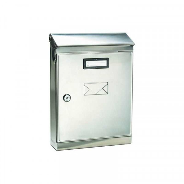 cassetta per lettere portalettere inox eco-rivista 25x9x37h