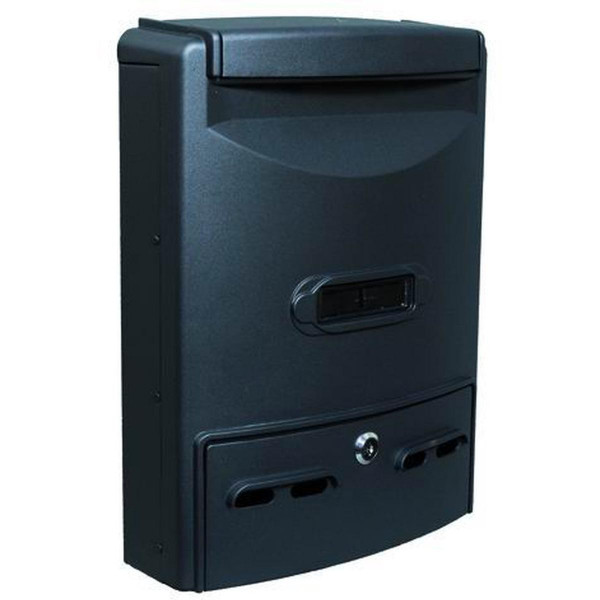cassetta porta lettere blinky euro-maxi nere alum 29x10x39h