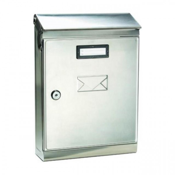 Cassetta Postale per Esterni Modello Dear Inox con Tetto - 220x320x75 mm
