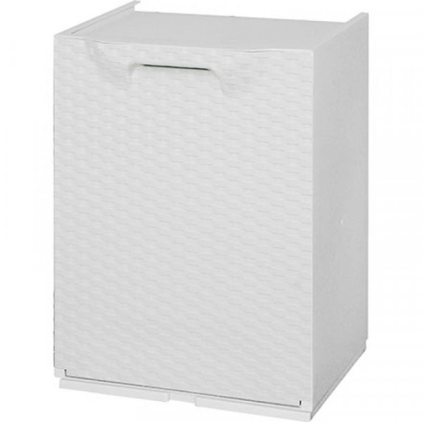 Cassettone Ribalta Rattan Bianco Art Plast 