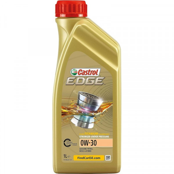 CASTROL EDGE 1533F3 Olio motore flacone da  1l, 0W-30