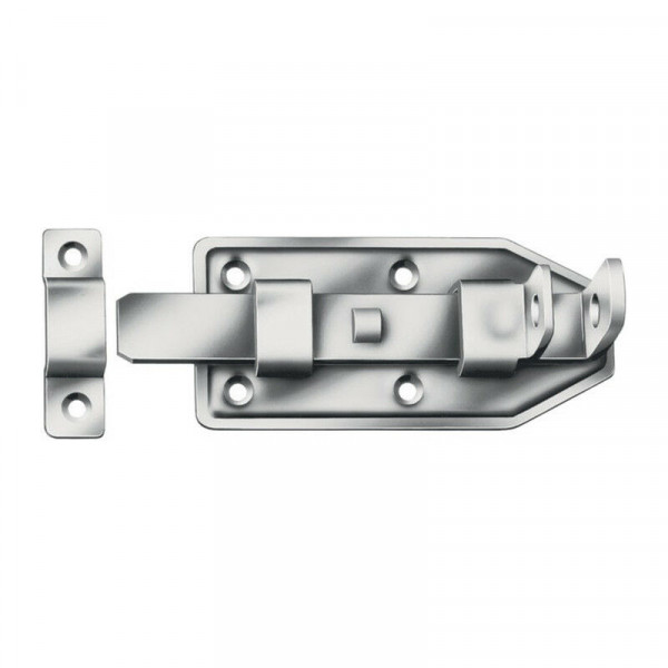 Catenaccio serratura porta diritto 120x56mm zincato lucido