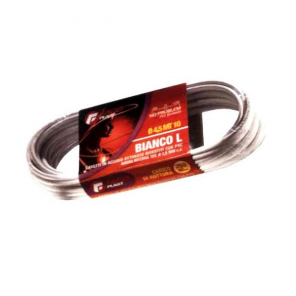 cavetto per stendere bianco mt.20   4,5x2,5mm 