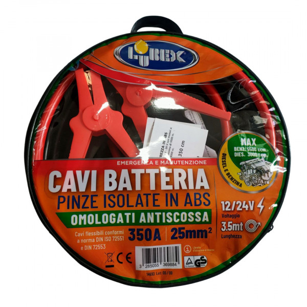 LUBEX CAVI AUTO BATTERIA 25mm 3,5mt  