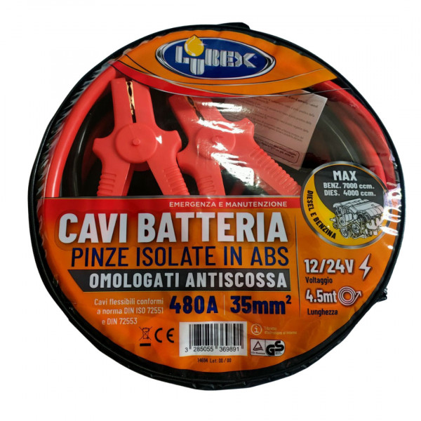 Cavi auto Lubex 35 mm/4,5 mt 