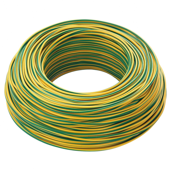 CAVO 1X1,5 GIALLO/VERDE MT 100