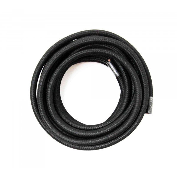 CAVO TESSILE ROTONDO PER  CAVI 2X0.75-3M NERO ELECTRALINE 