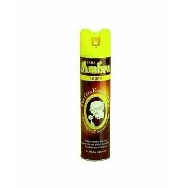Cera Ambra per legno Ambrosoli Spray Flacone da 400 ml  