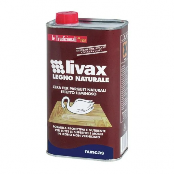 Nuncas Livax Cera Legno Naturale flacone da 1 Lt