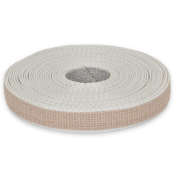 CINTINO  COTONE POLIESTERE BEIGE PER TAPPARELLE 30G 22MM 7MT 