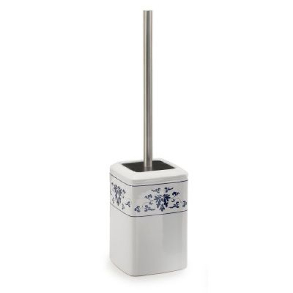 Portascopino d'appoggio Gedy Cixi Bianco/Blu
