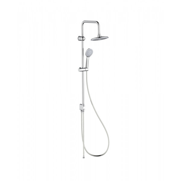 Colonna doccia Belize soffione D.20 cm in abs 1 getto doccetta D.10 cm anticalcare 3 getti  Idro Bric 