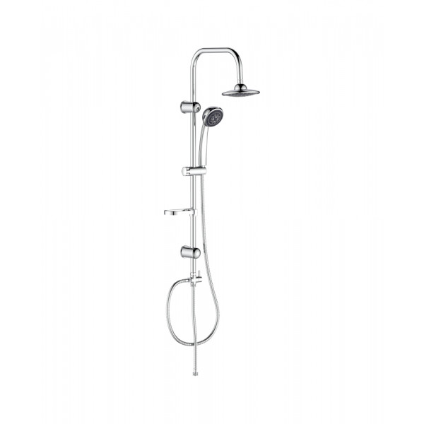 COLONNA DOCCIA LIGHT 5 FUNZIONI SOFFIONE D.15CM