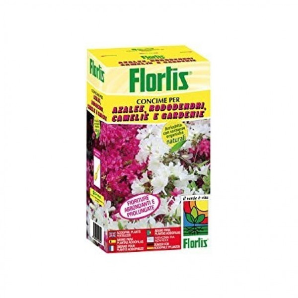 CONCIME GRANULARE PER AZALEE, RODODENDRI E ACIDOFILE - 1KG FLORTIS