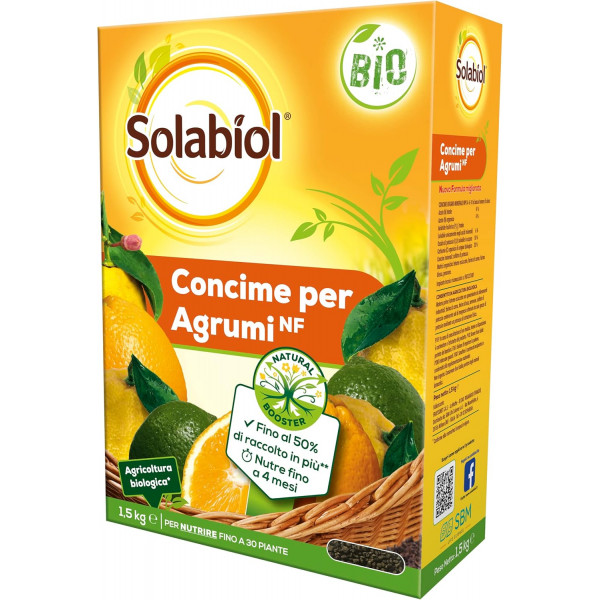 Concime per agrumi Solabiol 1,5 kg.