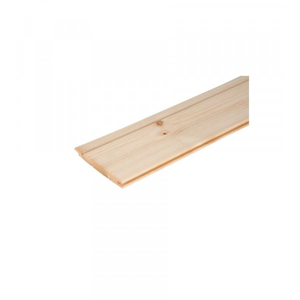 Confezione 4 listoni doppio uso in abete 19 x 121 x 3000 mm