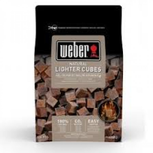 Weber cubetti accendifuoco confezione da  48 pastiglie 