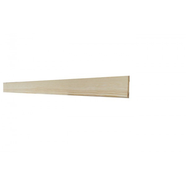 Coprifilo Liscio in pino 70x10x3000 mm grezzo 
