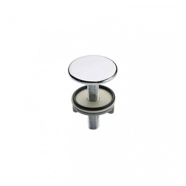 COPRIFORO BOMBATO PER LAVABO OTTONE D.50 MM