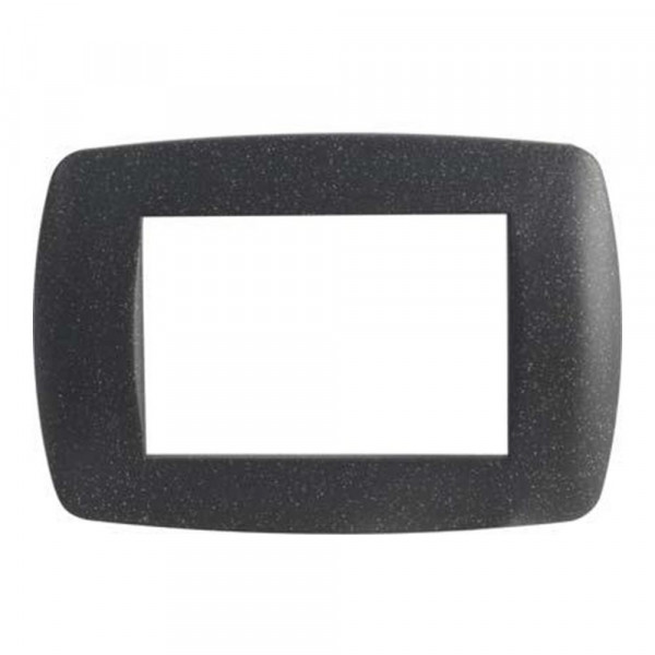 placca millenium 3 posti nero flash - MARLANVIL
