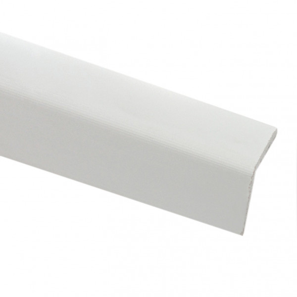 COPRISPIGOLO IN PVC CLASSICO BIANCO 30X30 MM 3 MT 