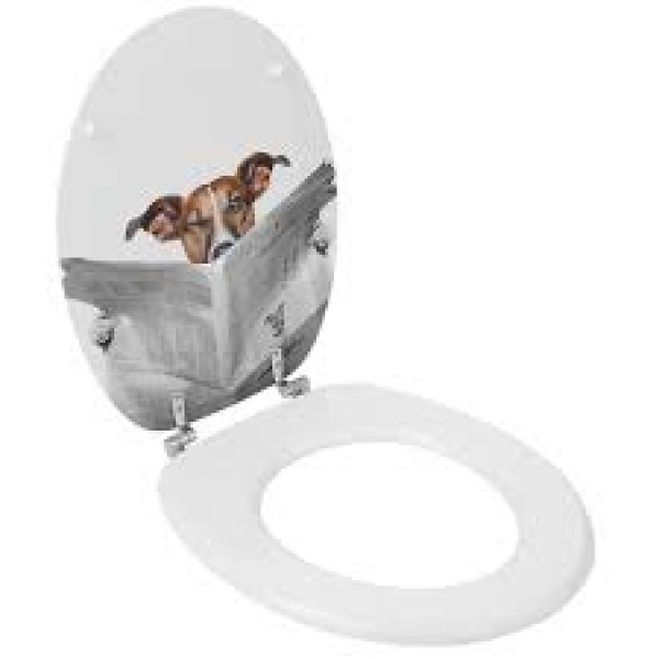 Copriwater Universale stampato cane 