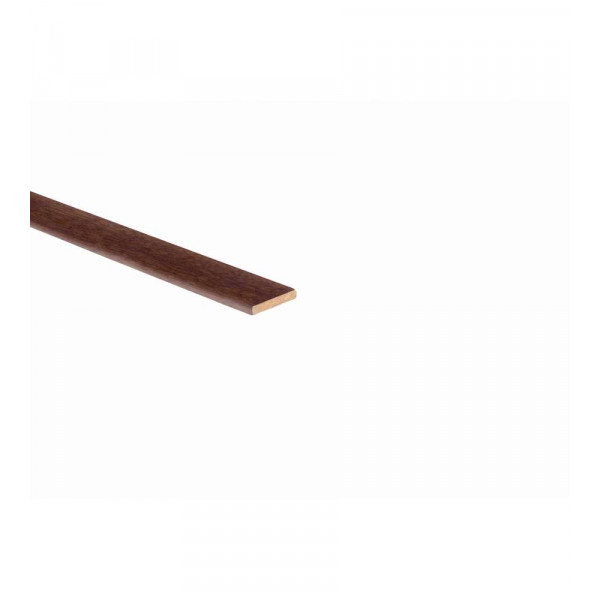 Cornice in legno masello noce nazionale 28x4.5x2200 mm
