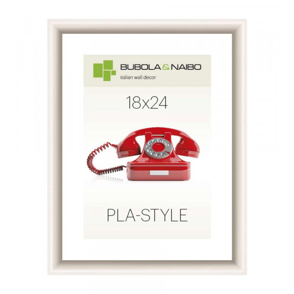 CORNICE PLA-STYLE SERIE BASIC BIANCO 18X24 CM