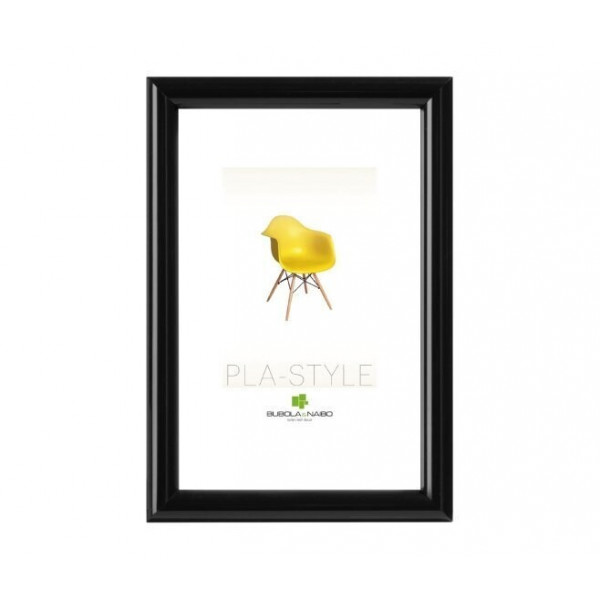 CORNICE SERIE BASIC IN PLASTICA  NERO  40X50 CM 