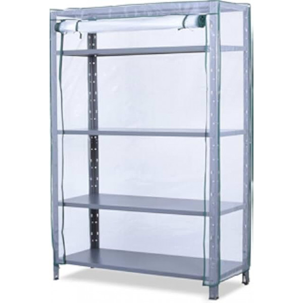 Custodia protettiva L- per scaffali 120x40x185/195 cm Domoliving