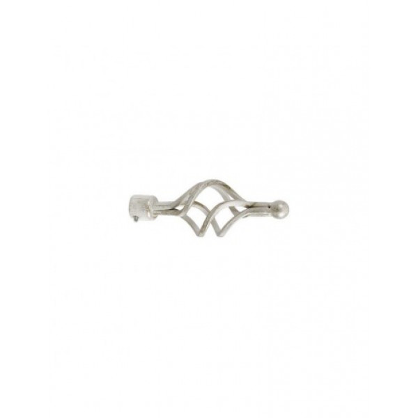 Pomolo ciorciola per bastone tenda avorio/oro D. 20 Errebi